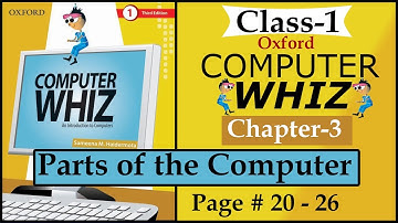 Oxford Computer Whiz | Third Edition | Class 1 | Chapter 3| Parts of the Computer | Page 20-26
