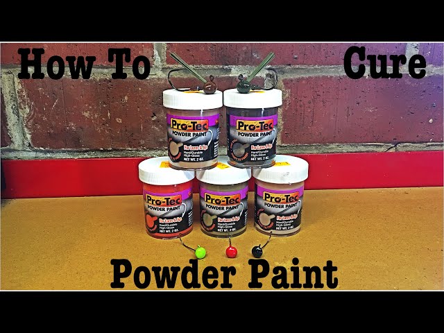 How To Cure Powder Paint On Jigs