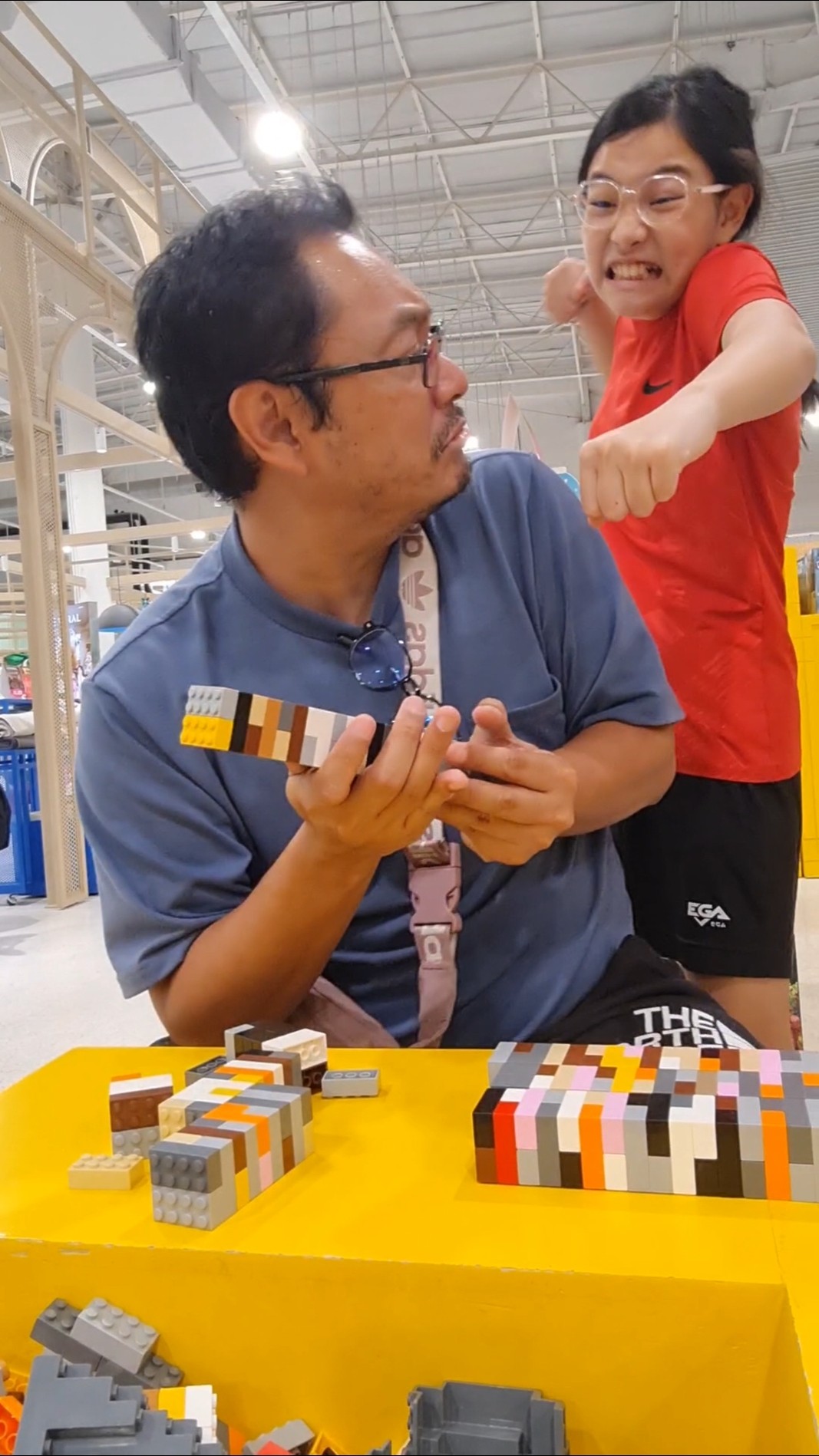 IQ20 Evil Girl‼️ and LEGO Table?  | JJaiPan #Shorts