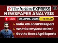 Live newspaper analysis  the indian express  24 april 2024  drishti ias english