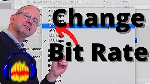 How To Change Bit Rate in Audacity to 192 kbps for ACX