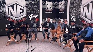 Johnny Gill, Bobby Brown and Ricky Bell in rehearsal ahead of the New Edition Legacy Tour