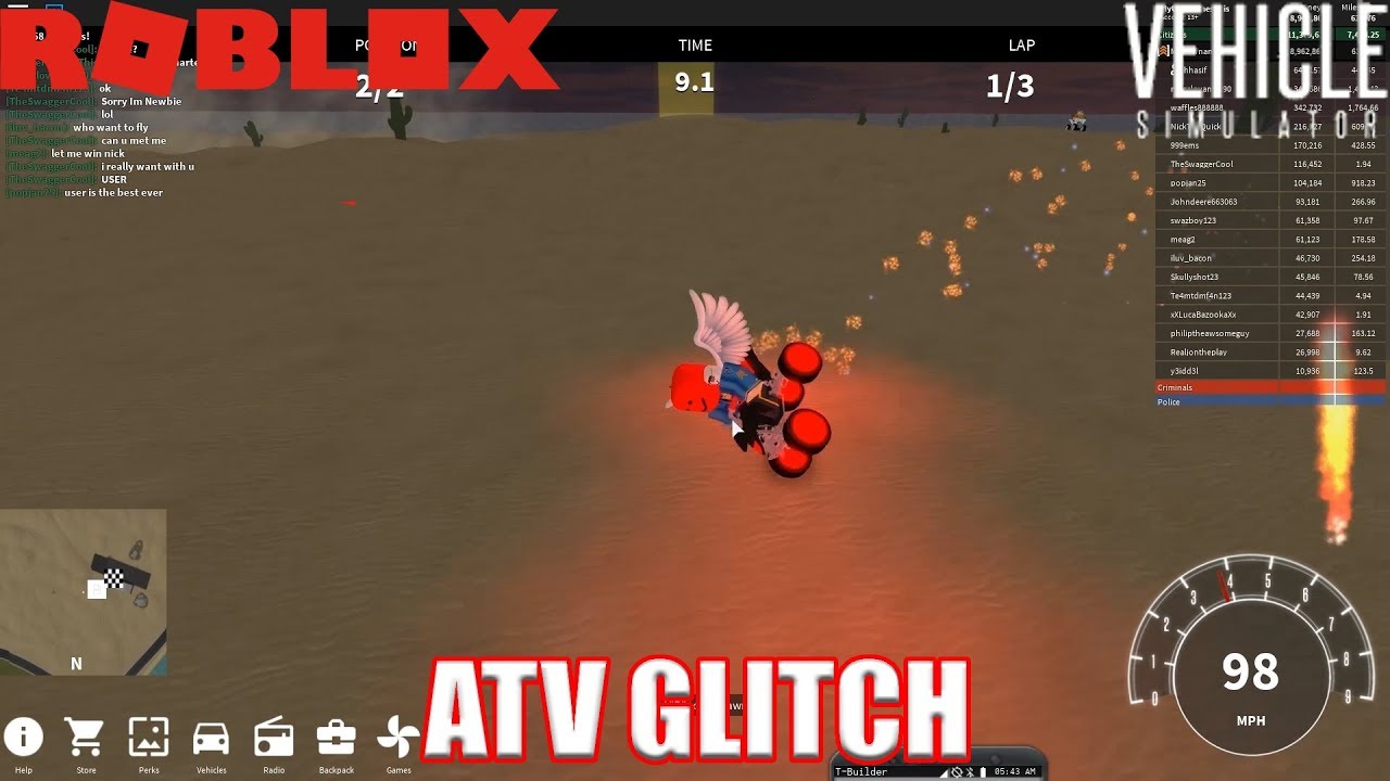 Atv Is Broken Roblox Vehicle Simulator Youtube - vehicle simulator roblox atv glitch