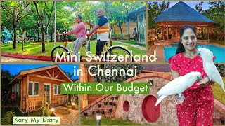 The best place to stay near Chennai |Bodhiwood Resort Mahaballipuram chennai | Tamil Vlog