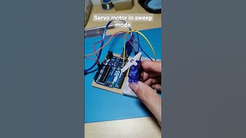motor servo mode sweeper using arduino uno #arduino #arduinouno #arduinoindonesia