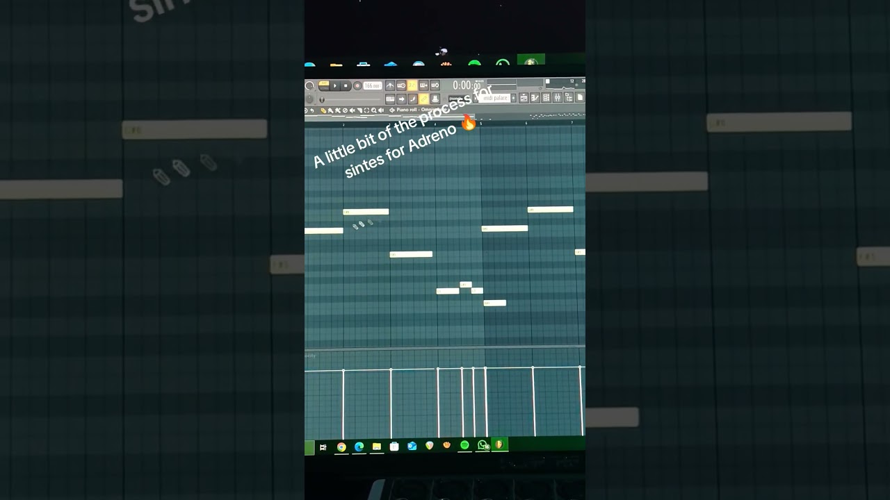 A little bit for the work for the synthesizer for the Palace of fire.. the last song of Nebula