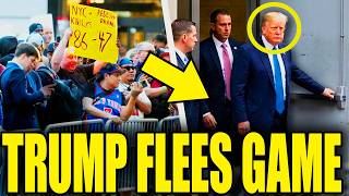 Trump Flees New York As Fans Revolt