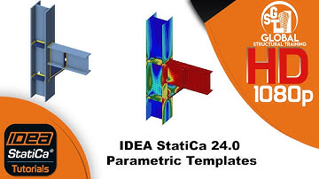 IDEA StatiCa 24.0||Parametric Templates || Automatic design of the components