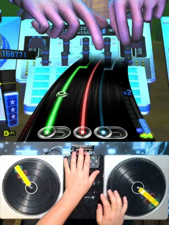 The hardest beat juggle technique in DJ Hero