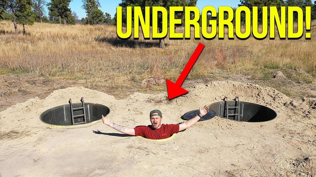 We Built An Underground Survival Bunker!