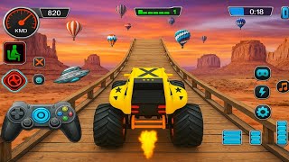 Monster Truck Mega Ramp Impossible Driver - Mega Ramp Monster Truck Racing - Android Gameplay screenshot 1