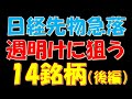 【後編】日経先物暴落！週明けに狙う高配当１４銘柄