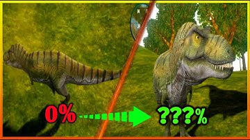 Intenté Crecer Al 100% Como T-REX En Directo Y Esto Pasó......🦖