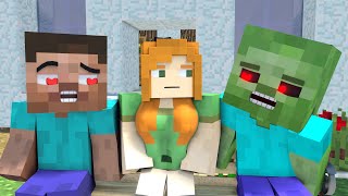 The minecraft life of Alex and Steve : Love story - Minecraft animations cartoon