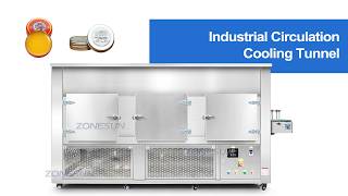 How to Use ZS-CT3 Industrial Cooling Tunnel Machine with 11-Line Recirculating Conveyor