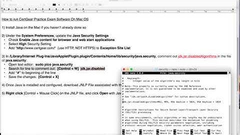 Running Java Webstart Applications On Mac OS