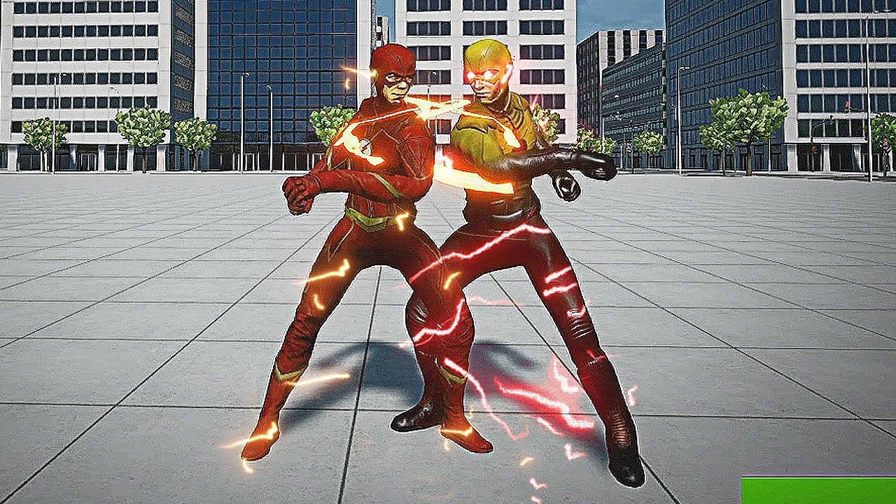 The Flash VS Reverse Flash! Welcome to Central City Fan Game) -