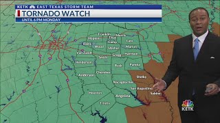 Tornado Watch issued for Deep East Texas Counties 1120am 12-16-19