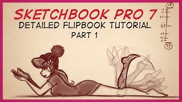 Autodesk Sketchbook Pro 7 FlipBook Tutorial Part 1