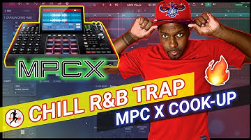 I made a DOPE SUPER SMOOTH R&B CHILL TRAP BEAT! Akai MPC X Beatmaking