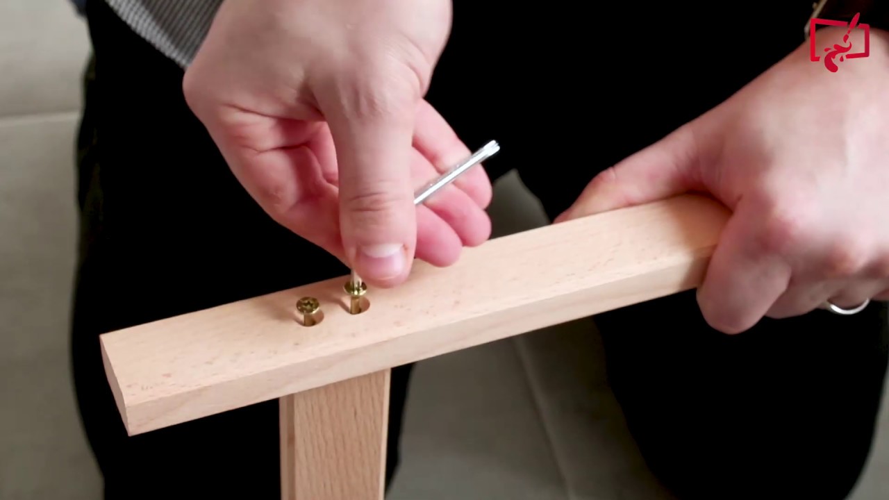 Ako zmontovať maliarsky stojan / How to assemble art easel - YouTube