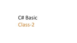 C# Basic|Class two|For Each Loop|Collection|Try Catch Exception|Array|Error Handling