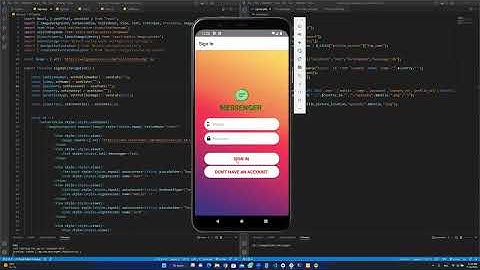 React Native Chat Application  Sign Up | Java Institute | Hirusha Ashen Liyanage