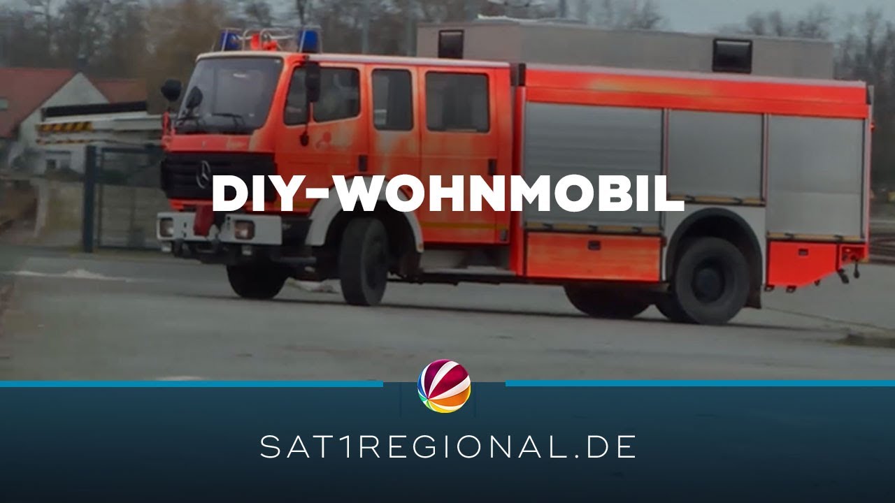 Ehepaar baut ehemaliges Feuerwehrauto zum Wohnmobil um