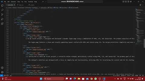 Oasis Infobyte Internship || Level 1 || Task 2 || Create a Portfolio Using Html , css and javascript