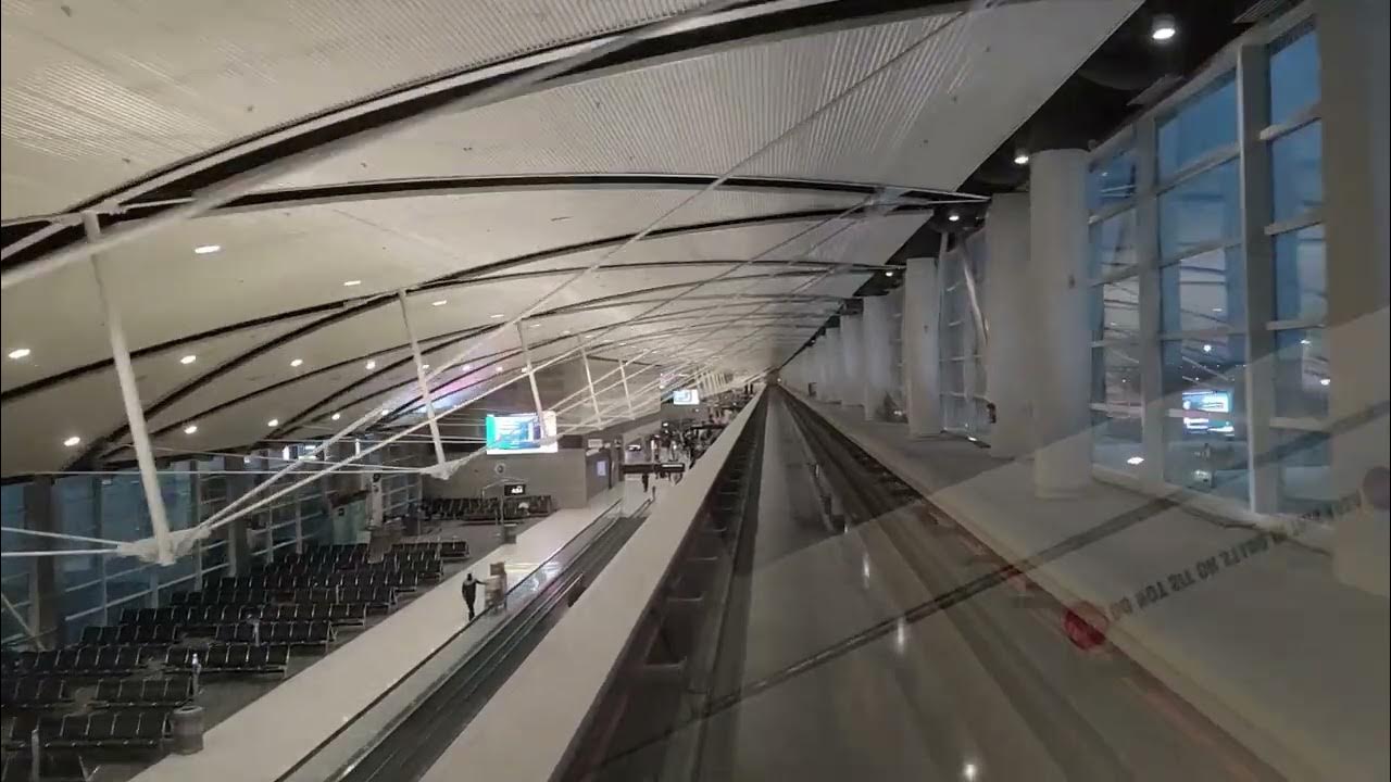 Detroit Airport DTW Terminal Shuttle Train FULL RIDE YouTube