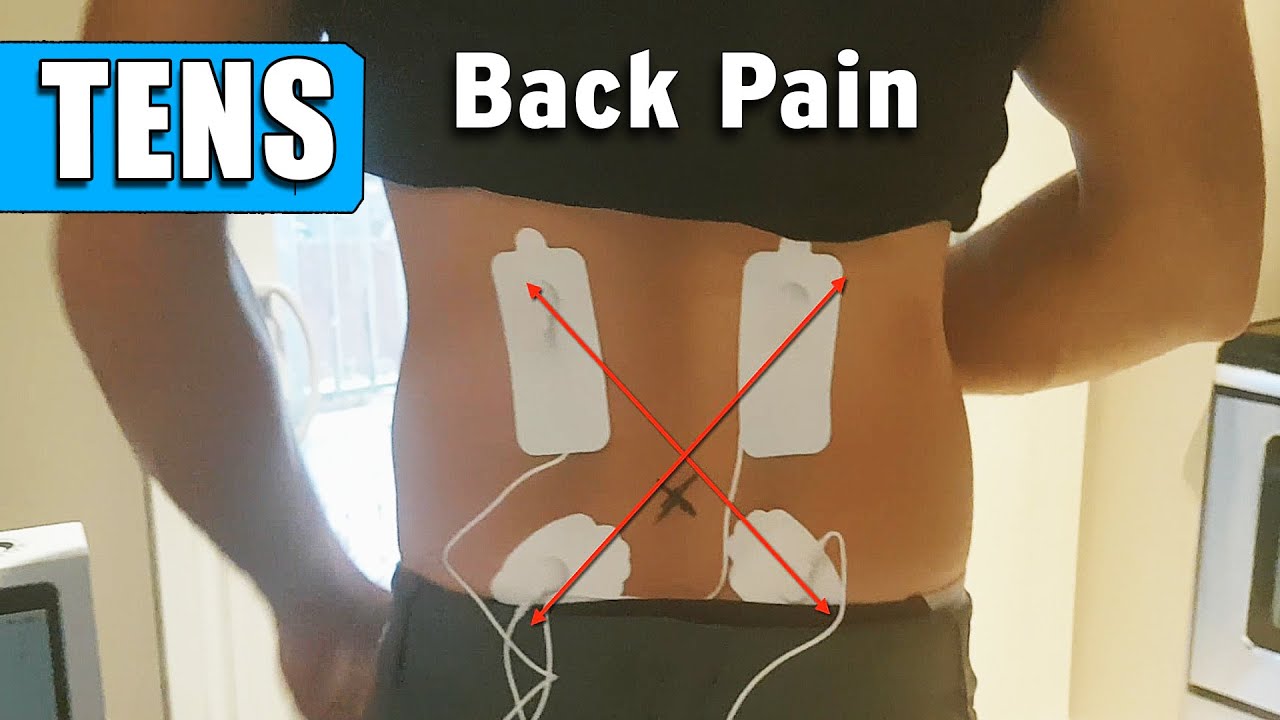 Back pain relief — How to use a TENS machine