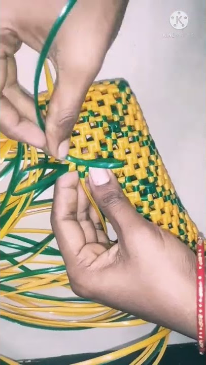 wire basket/ வயர் கூடை Basic knot for beginners🙏...