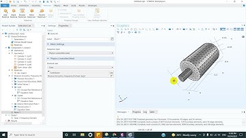 Perforated muffler with absorbing material acoustics study by SIDLAB 1D vs COMSOL 3D شرح بالعربي