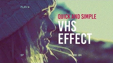 VHS Effect - Old Camera Look | Quick and Easy After Effects Tutorial