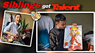 MEET MY TALENTED SIBLINGS//@ptkdrawz7731 & SANGAM TAMANG