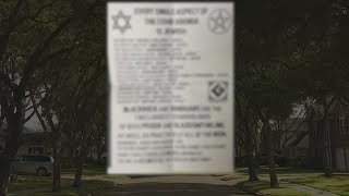 Police investigating after anti-Semitic flyers found in Missouri City neighborhood