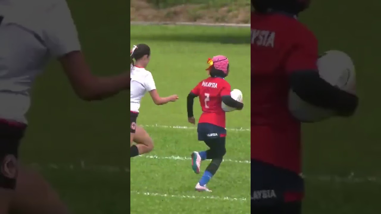 Team Malaysia from the 2024 Asia Rugby Emirates U18 Sevens! 🏉 