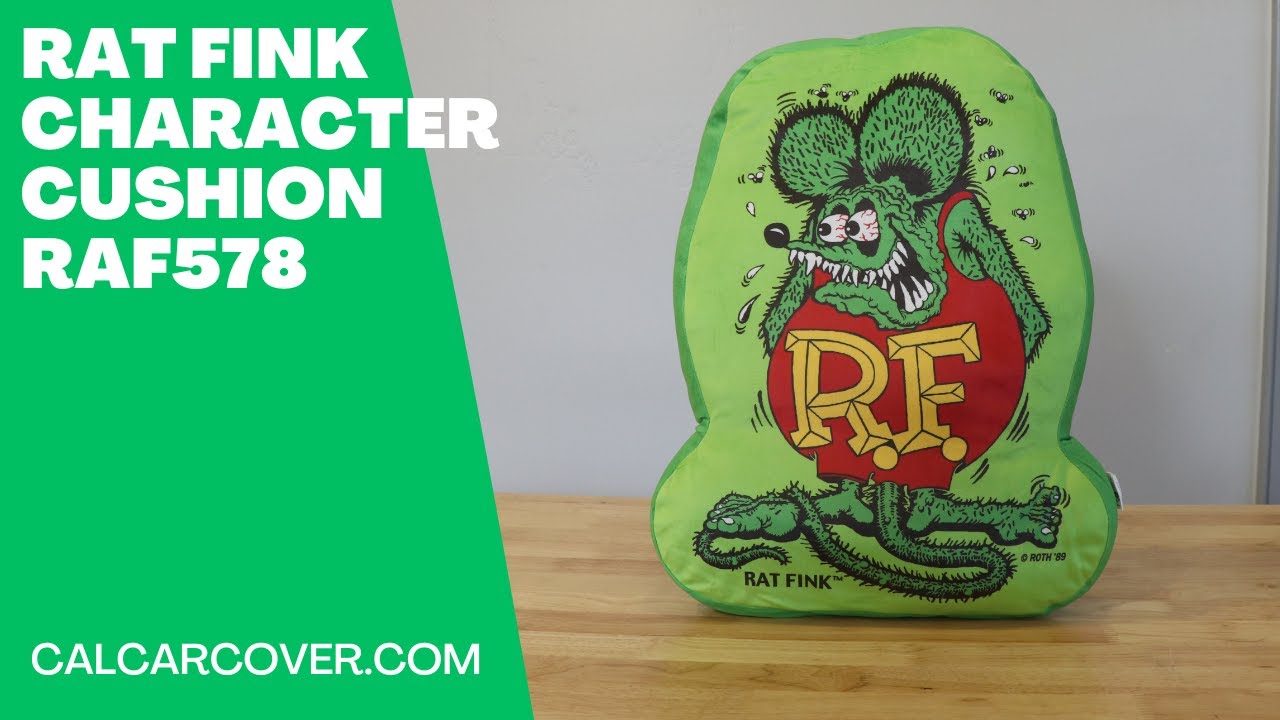 Ed Roth Rat Fink Die-Cut Cushion RAF578 | Official Premium Pillow