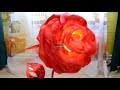 Красная роза ночник из фоамирана с тонировкой. Ответ на ваш вопрос