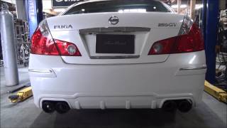 センスブランド Y50フーガ 250GT 高響美音 マフラー 高音 - YouTube