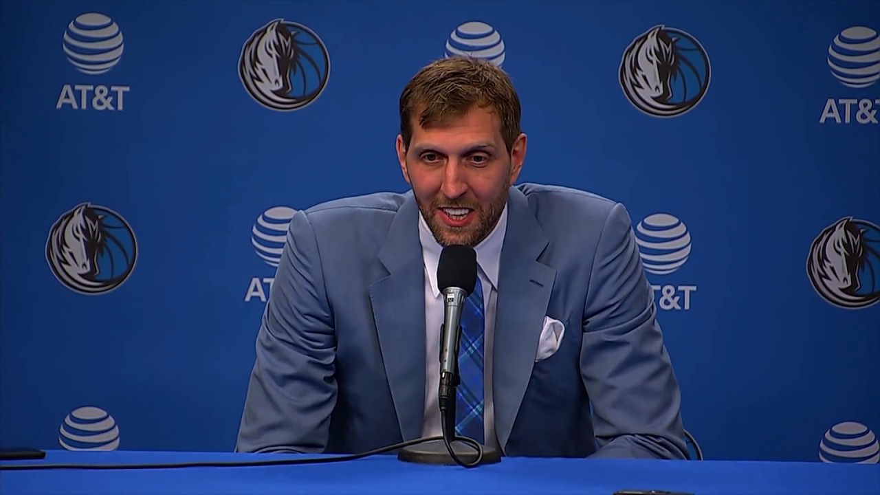 Dirk Nowitzki Jersey Retirement Press Conference on Livestream