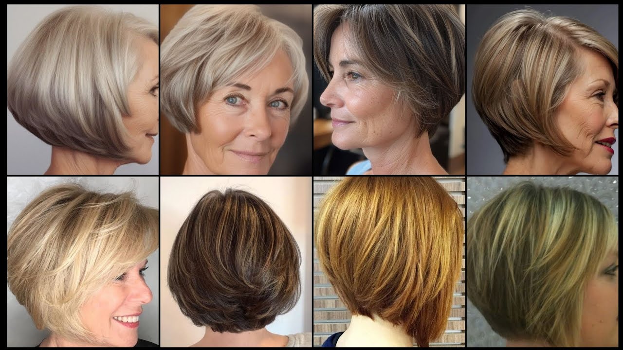 woman & Girls Haris according many beautiful designs ideas of curly bob hairs old age
