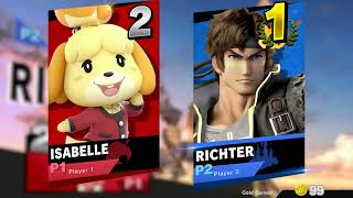 Isabelle Richter - SSBU - Unreleased Super Smash Bros Ultimate Gameplay From My Archives