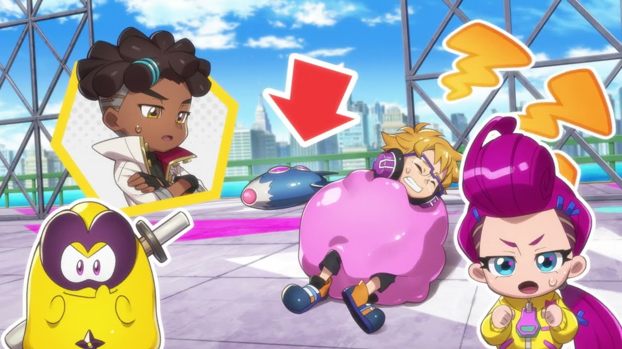 Ninjala Anime | Battle Ron vs Burton | (Second Match) Clip - YouTube