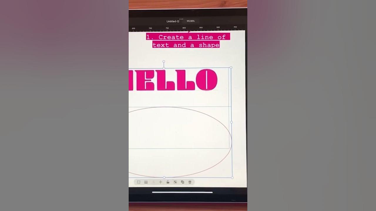 Type on a Path in Adobe Illustrator for iPad