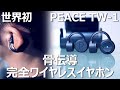 世界初、完全ワイヤレス型の骨伝導イヤホン「PEACE TW-1」を使ってみた