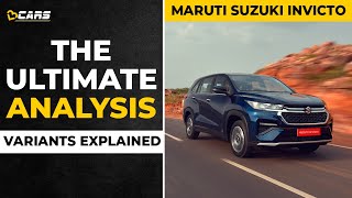 Maruti Suzuki Invicto Petrol Hybrid Variants Explained | Zeta+ Alpha+ | Jul 2023 | V3Cars