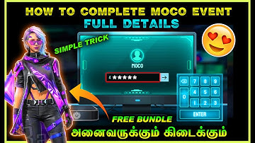 HOW TO COMPLETE MOCO PUZZLE EVENT FREE FIRE IN TAMIL. TODAY NEW ELITE MOCO PUZZLE EVENT ANSWER TAMIL