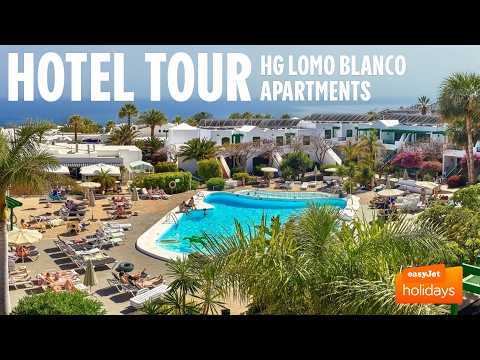 HG Lomo Blanco Apartments Lanzarote | Full Tour | Buffet, Rooms & Pool Area