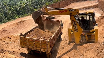 Jcb 3dx loading powdered soil in tipper #jcb #jcb3dx #jcbbackhoe #jcbcartoon #jcbloader #jcb4dx
